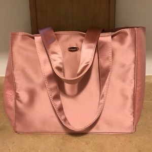 Sassy pink Coach tote bag